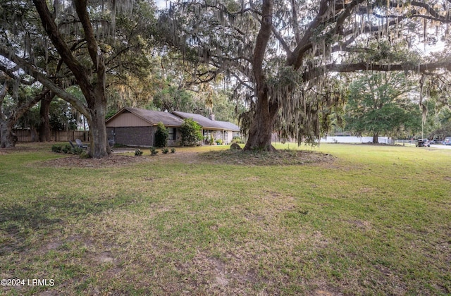 view of yard