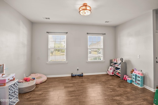 42 Kiawah Dr, Beaufort, SC 29906 - game room featuring wood-type flooring and baseboards