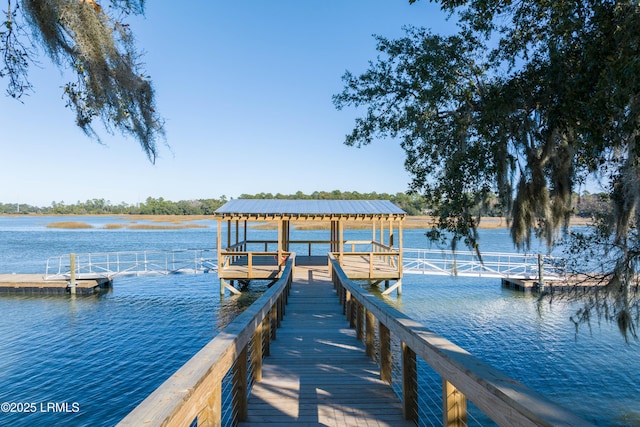 1111 Salty Hammock Ct, Beaufort, SC 29902 - dock area with a water view