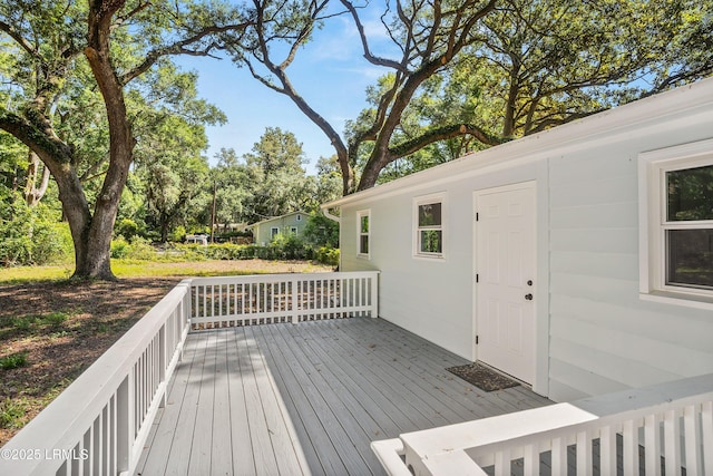 67 Sams Point Rd, Beaufort, SC 29907 - view of wooden terrace