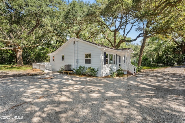 67 Sams Point Rd, Beaufort, SC 29907 - view of side of home with central AC