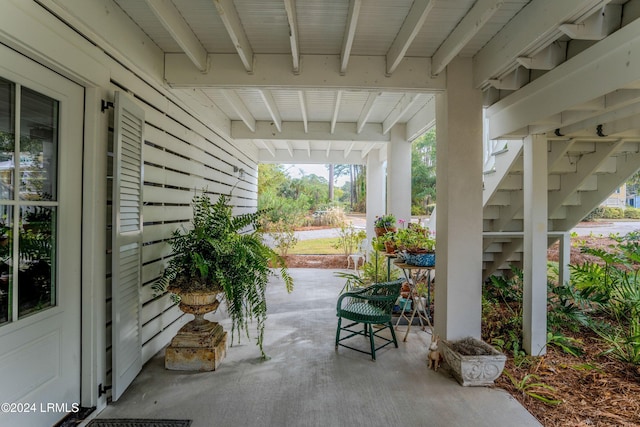 view of patio