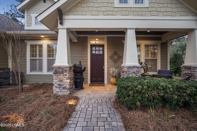 33 Little Pine Ct, Bluffton, SC 29910 - property entrance featuring a porch