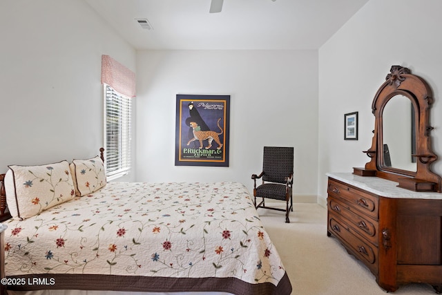 67 Winding Oak Dr, Okatie, SC 29909 - bedroom with light colored carpet, baseboards, and ceiling fan