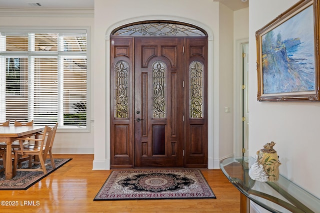 67 Winding Oak Dr, Okatie, SC 29909 - foyer featuring baseboards and light wood-style floors
