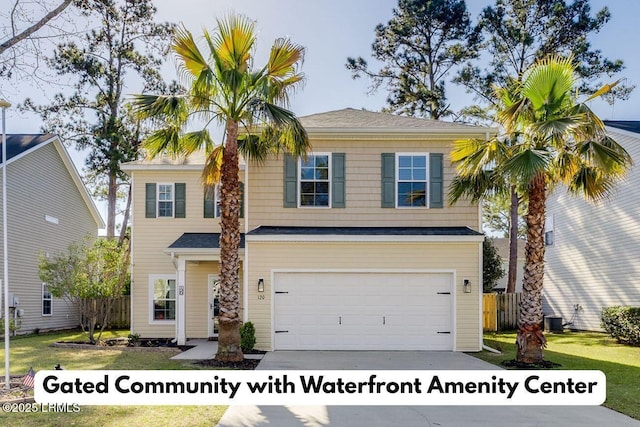 120 Wall St, Savannah, GA 31405 - traditional-style home with a garage and driveway