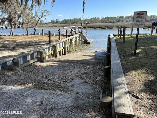 2214 Moss St, Beaufort, SC 29902 - dock area with a water view