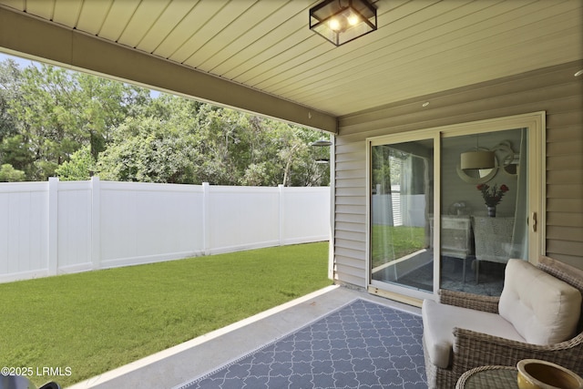2110 River Rock Way, Beaufort, SC 29902 - view of unfurnished sunroom