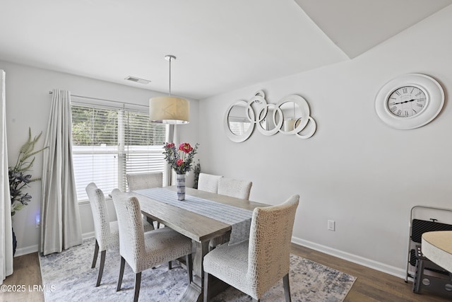2110 River Rock Way, Beaufort, SC 29902 - dining room with wood finished floors and baseboards