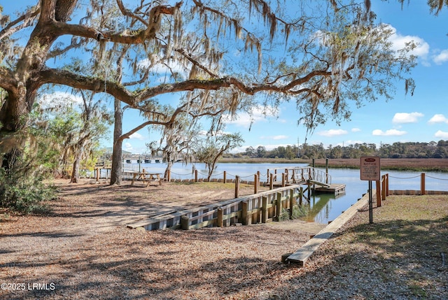 2110 River Rock Way, Beaufort, SC 29902 - dock featuring a water view
