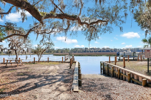 2110 River Rock Way, Beaufort, SC 29902 - dock area with a water view