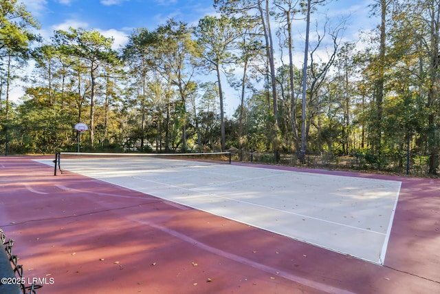 view of sport court