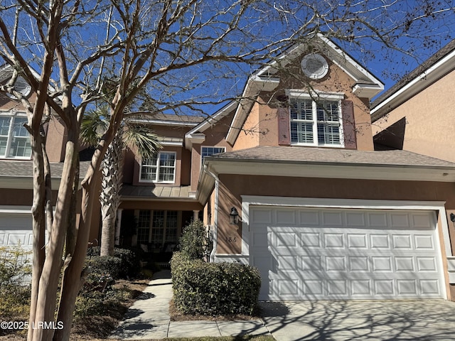 traditional-style home with driveway