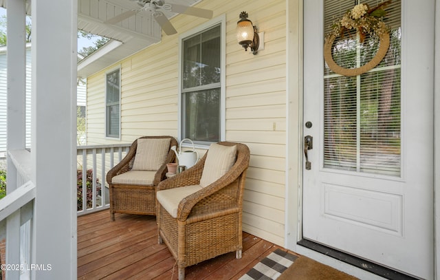 3010 Palmetto Ridge St, Beaufort, SC 29906 - entrance to property with ceiling fan and covered porch