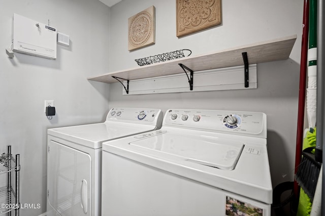2009 Bluff Villas Rd, Saint Helena Island, SC 29920 - washroom with separate washer and dryer