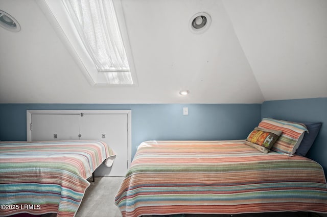 2009 Bluff Villas Rd, Saint Helena Island, SC 29920 - carpeted bedroom with lofted ceiling