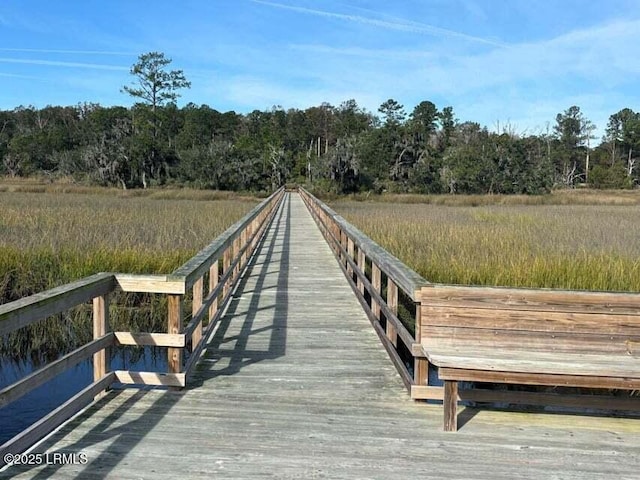 184 Twickenham Loop, Yemassee, SC 29945 - dock featuring a wooded view