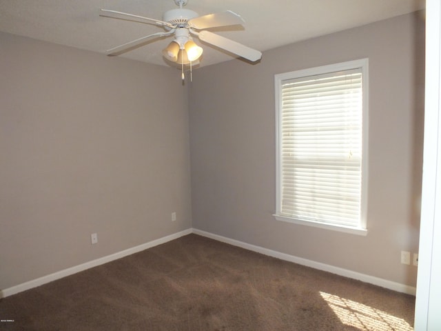 22 Ardmore Ave, Beaufort, SC 29907 - spare room with dark colored carpet and a ceiling fan
