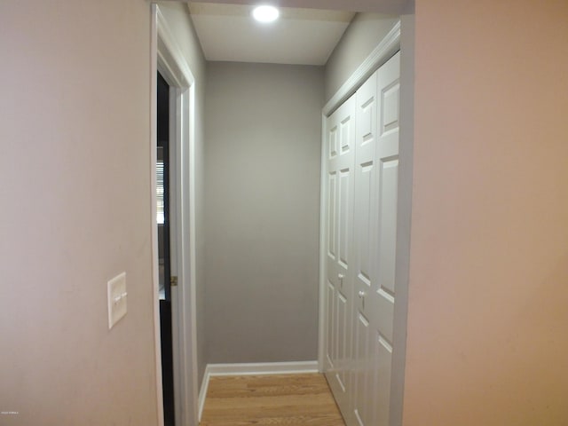 22 Ardmore Ave, Beaufort, SC 29907 - corridor featuring light wood-type flooring and baseboards