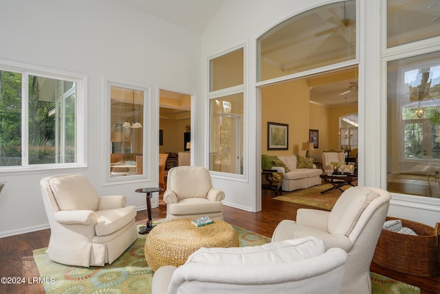 sunroom / solarium featuring a wealth of natural light