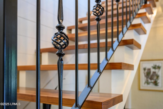 view of stairs