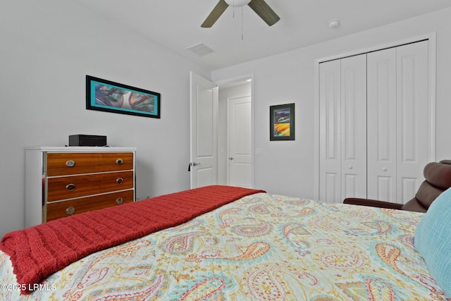 220 Sandbar Ln Unit 101, Hardeeville, SC 29927 - bedroom featuring a closet and ceiling fan