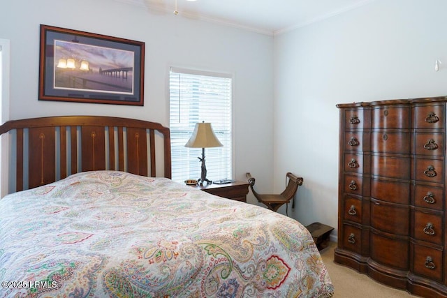 1003 9th St, Port Royal, SC 29935 - bedroom with light colored carpet and ornamental molding