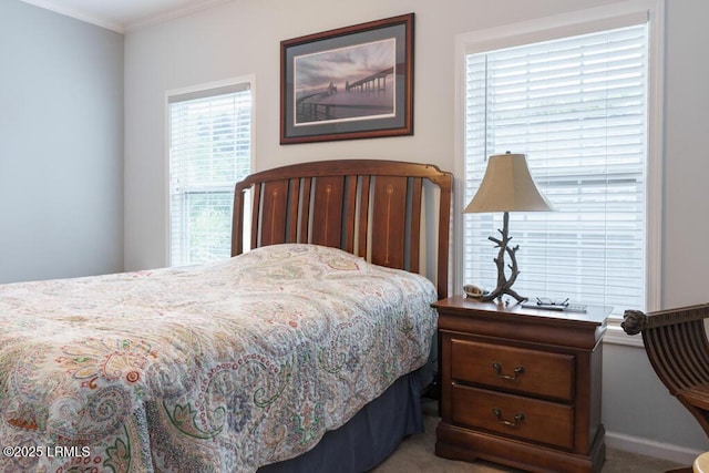 1003 9th St, Port Royal, SC 29935 - carpeted bedroom featuring ornamental molding