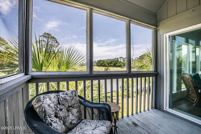 262 Deer Run Ln, Fripp Island, SC 29920 - sunroom / solarium with lofted ceiling