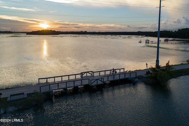 property view of water