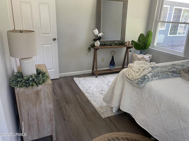 46 Mroz Rd, Beaufort, SC 29906 - bedroom with dark wood finished floors and baseboards