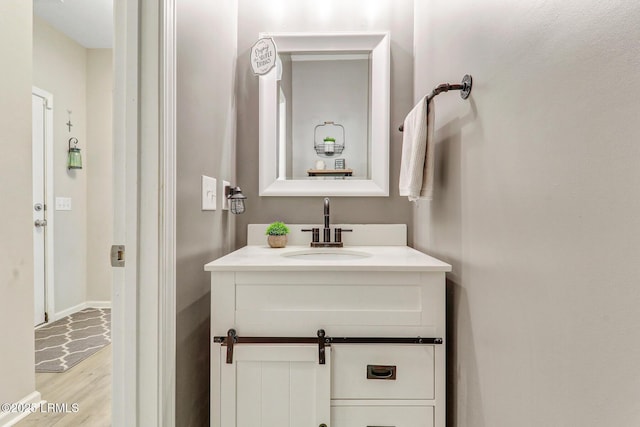 13 Hager Rd, Bluffton, SC 29910 - bathroom with vanity and wood finished floors