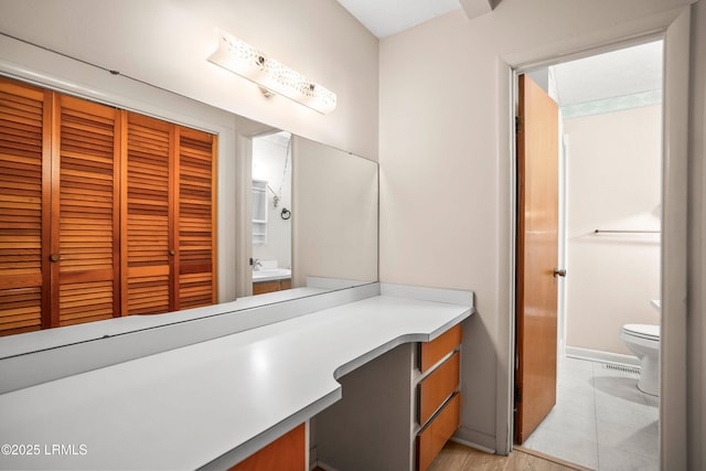 806 Coates Ln, Beaufort, SC 29902 - bathroom with vanity and toilet