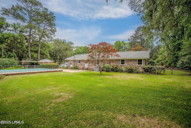 806 Coates Ln, Beaufort, SC 29902 - view of yard with a patio area and view of wooded area