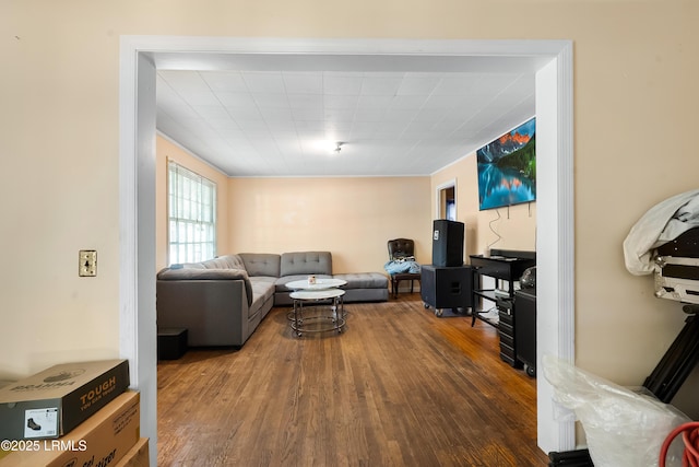 441 Byrnes Ln, Allendale, SC 29810 - living room featuring wood finished floors