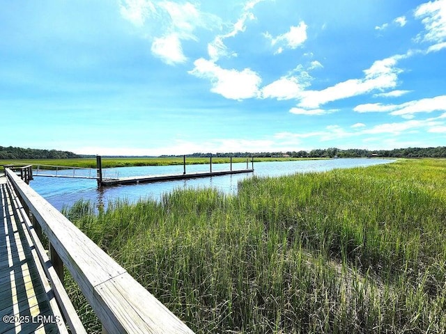 134 Twickenham Loop, Yemassee, SC 29945 - water view featuring a dock