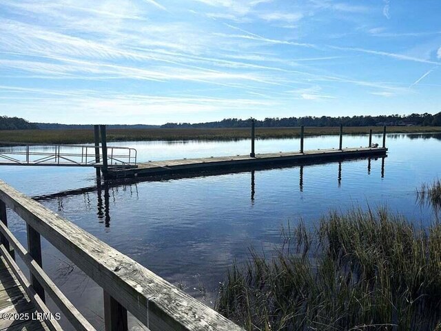 134 Twickenham Loop, Yemassee, SC 29945 - dock featuring a water view