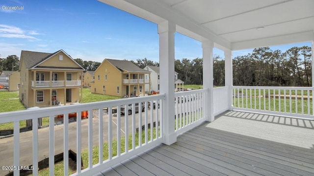 134 Twickenham Loop, Yemassee, SC 29945 - porch featuring a residential view