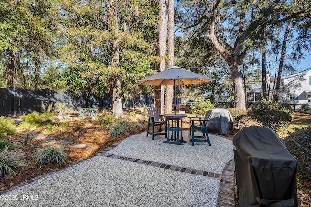 view of patio / terrace with grilling area