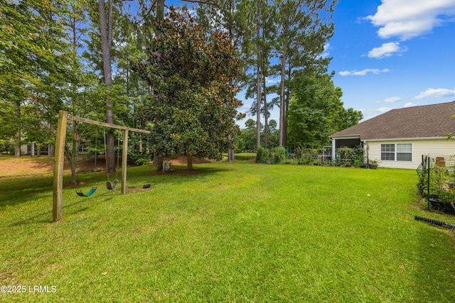 69 Wheatfield Cir, Bluffton, SC 29910 - view of green lawn with a playground
