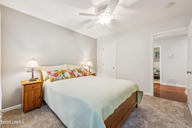 69 Wheatfield Cir, Bluffton, SC 29910 - carpeted bedroom featuring baseboards and a ceiling fan