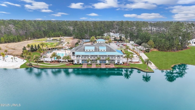 267 Cool Breeze Dr, Hardeeville, SC 29927 - drone / aerial view with a water view and a view of trees