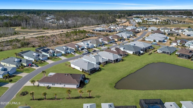 267 Cool Breeze Dr, Hardeeville, SC 29927 - drone / aerial view with a water view and a residential view