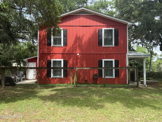 814 14th St, Port Royal, SC 29935 - carpeted bedroom with baseboards, multiple windows, and ceiling fan