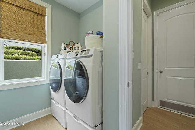 4 Halburton Cir, Bluffton, SC 29910 - washroom featuring washer and clothes dryer and baseboards