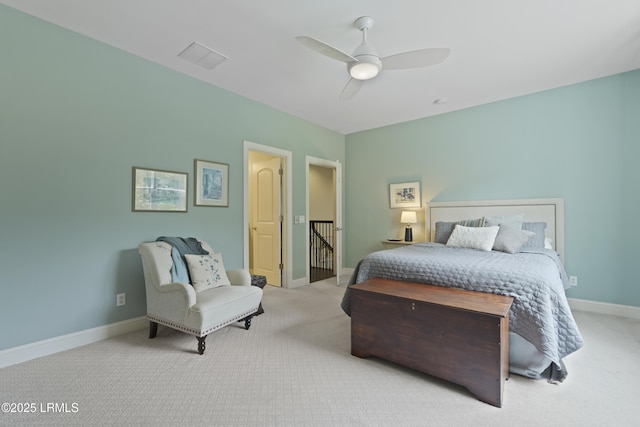 4 Halburton Cir, Bluffton, SC 29910 - carpeted bedroom with baseboards and ceiling fan