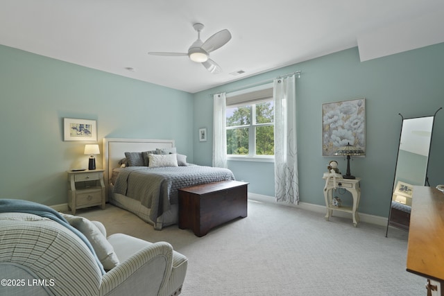 4 Halburton Cir, Bluffton, SC 29910 - bedroom with carpet floors, baseboards, and a ceiling fan