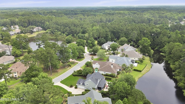 4 Halburton Cir, Bluffton, SC 29910 - view of property location featuring a forest, a large body of water, and nearby suburban area