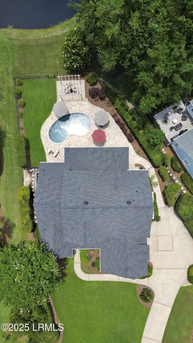 4 Halburton Cir, Bluffton, SC 29910 - aerial view of a pool