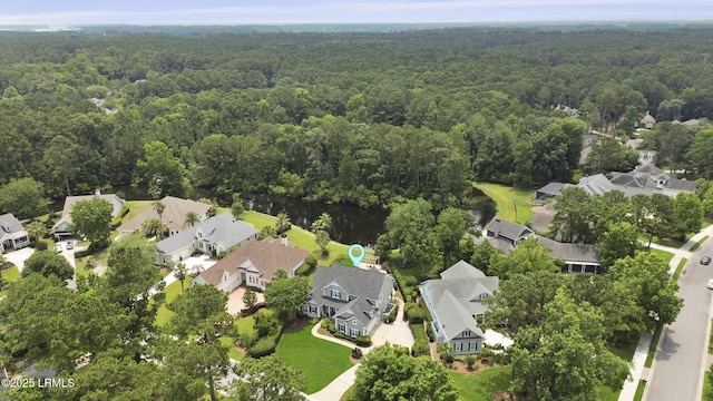 4 Halburton Cir, Bluffton, SC 29910 - view of property location with a forest and nearby suburban area